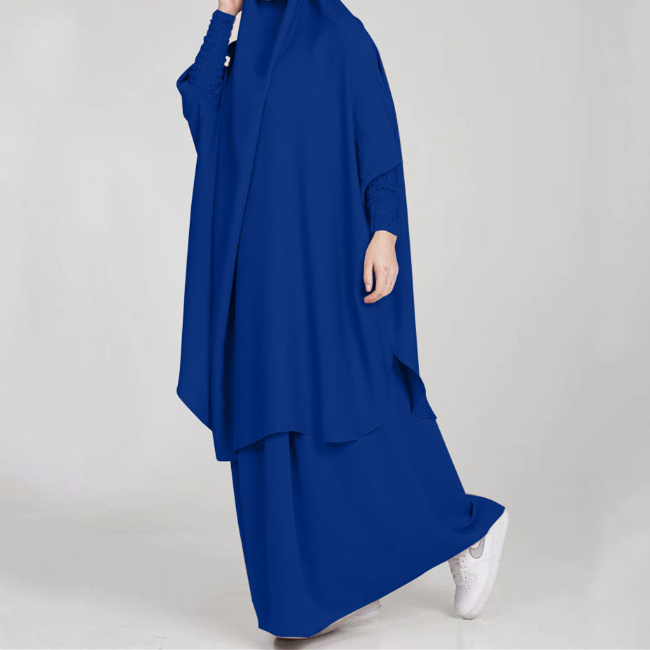 Large Swing Long Solid Color Robe Dresses