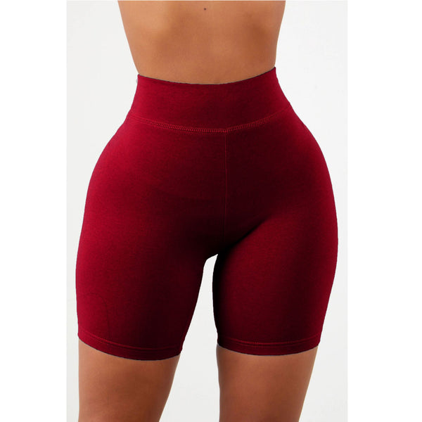 Women's Cropped Cycling Breeches Middle Tight Elastic Pants