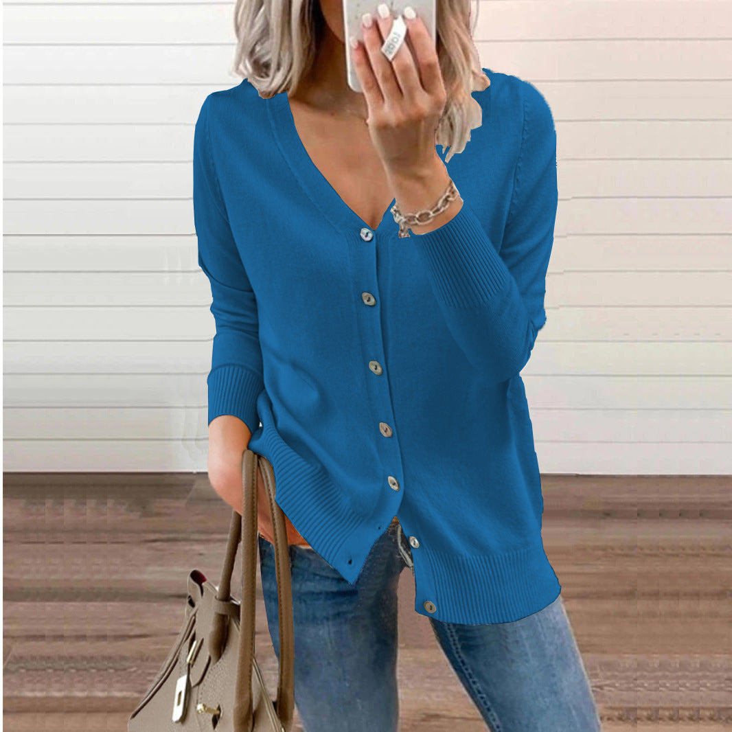 Women's Classic Glamorous Knitted Loose Outer Blouses