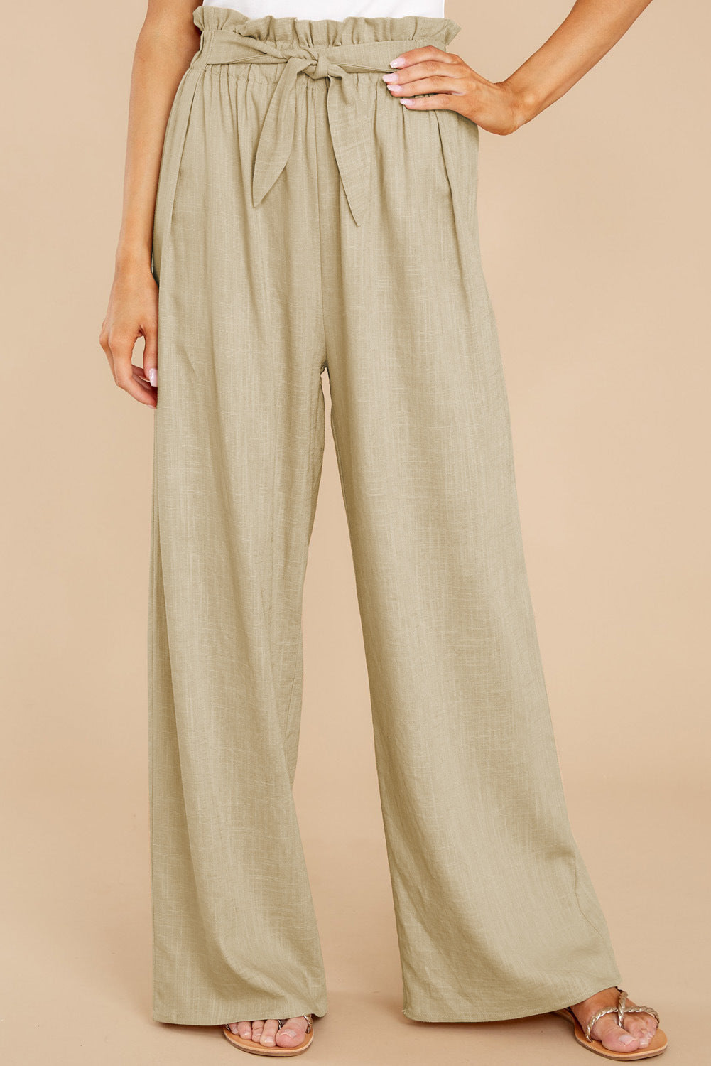 Unique Women's Loose Cotton Linen Casual Pants