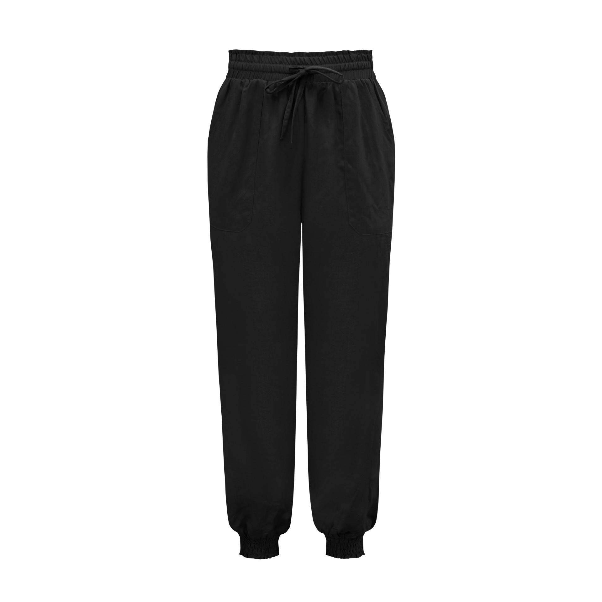 Ankle-tied Trousers Loose Commuter High-waisted Street Pants