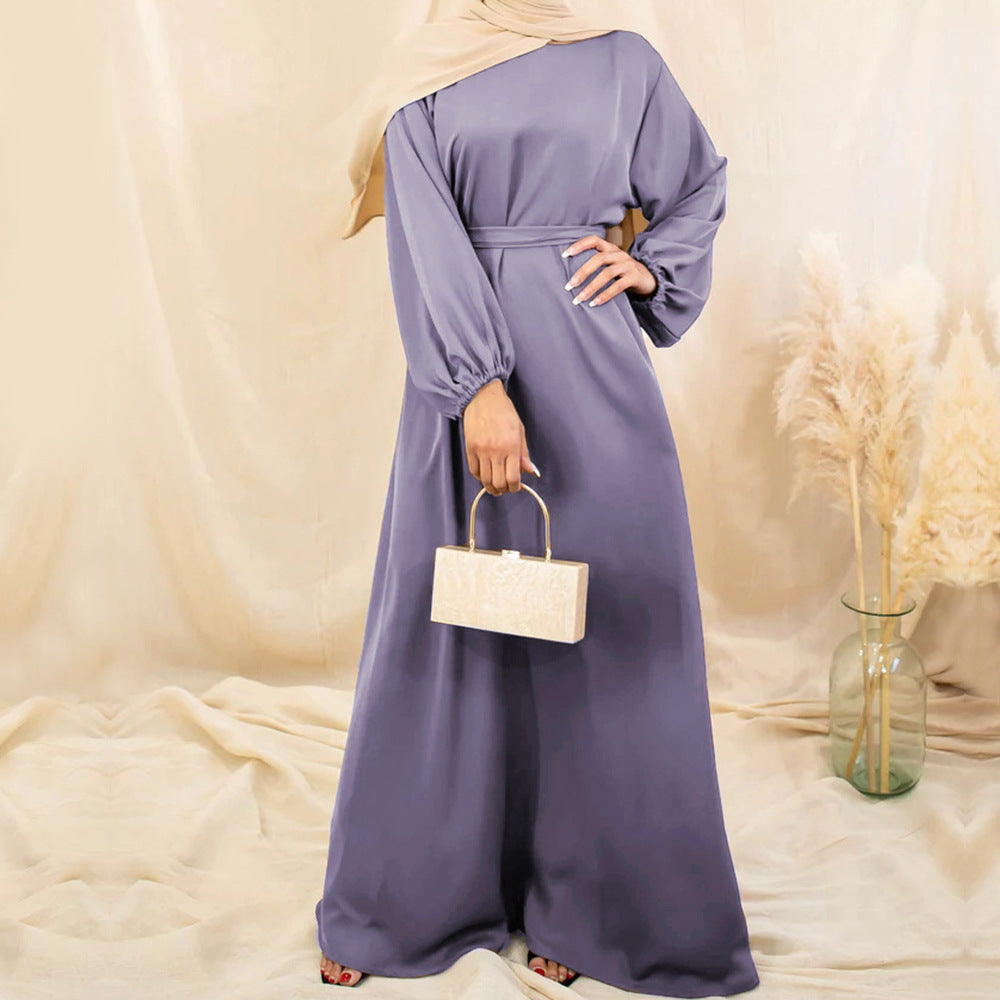 Versatile Classic Turkey Basic Style Robe Dresses