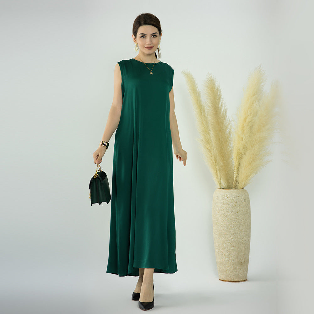 Unique Stylish Trendy Turkish Solid Color Dresses