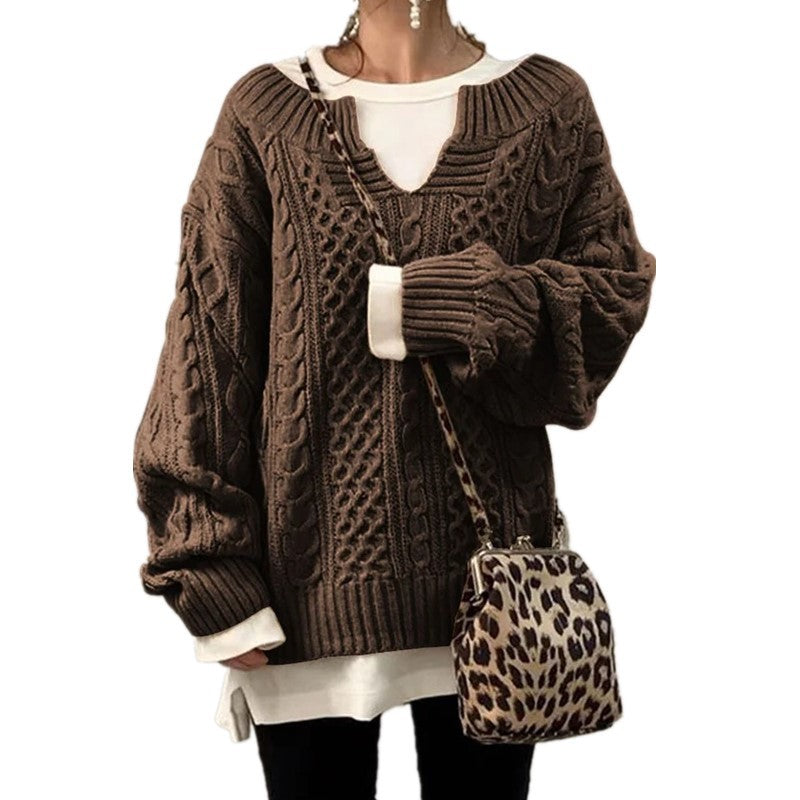 Beautiful Stylish Pretty Hemp Pattern Casual Sweaters