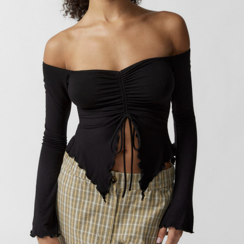 Women's Two-way Stringy Seedge Sexy Strapless Long Blouses