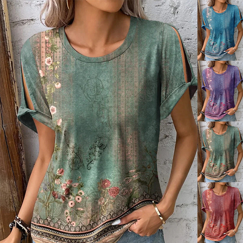 Women's Summer Casual And Comfortable Ethnic Style Blouses