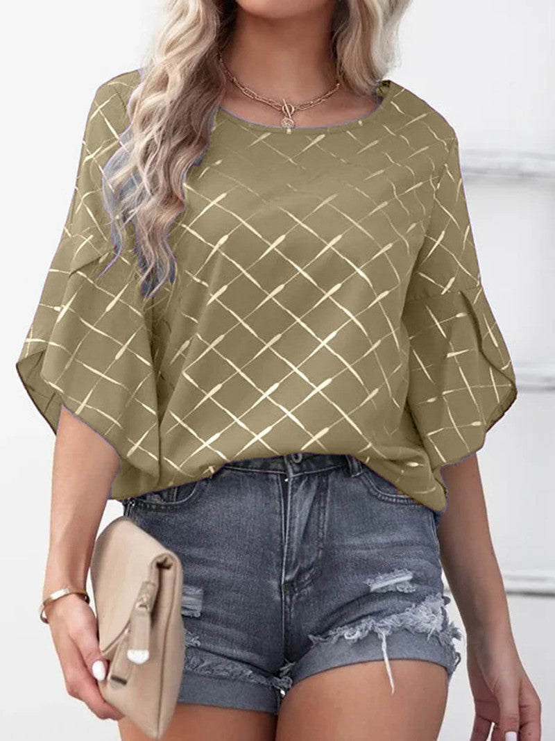 Women's Innovative Cool Loose Ruffle Sleeve Blouses