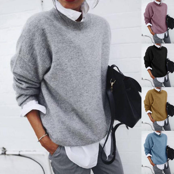 Women's Knitted Long Sleeve Pullover Hoodie Coats