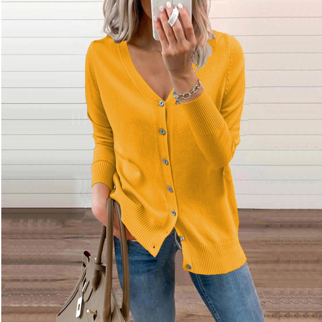 Women's Classic Glamorous Knitted Loose Outer Blouses