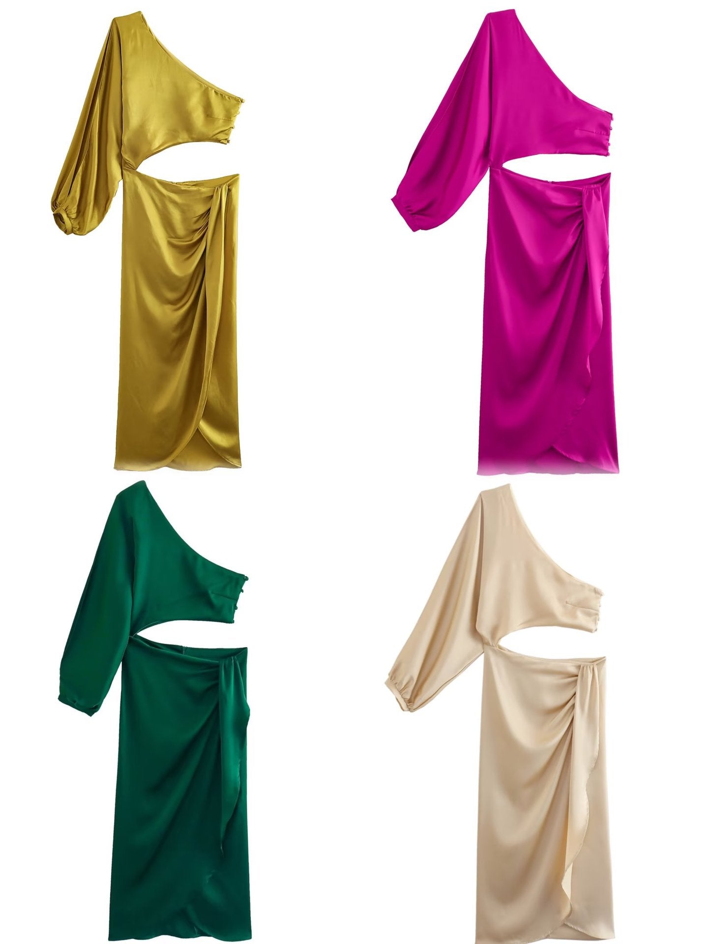 Tenue de ventre en Satin de soie pour femmes, tenue Sexy, robes légères