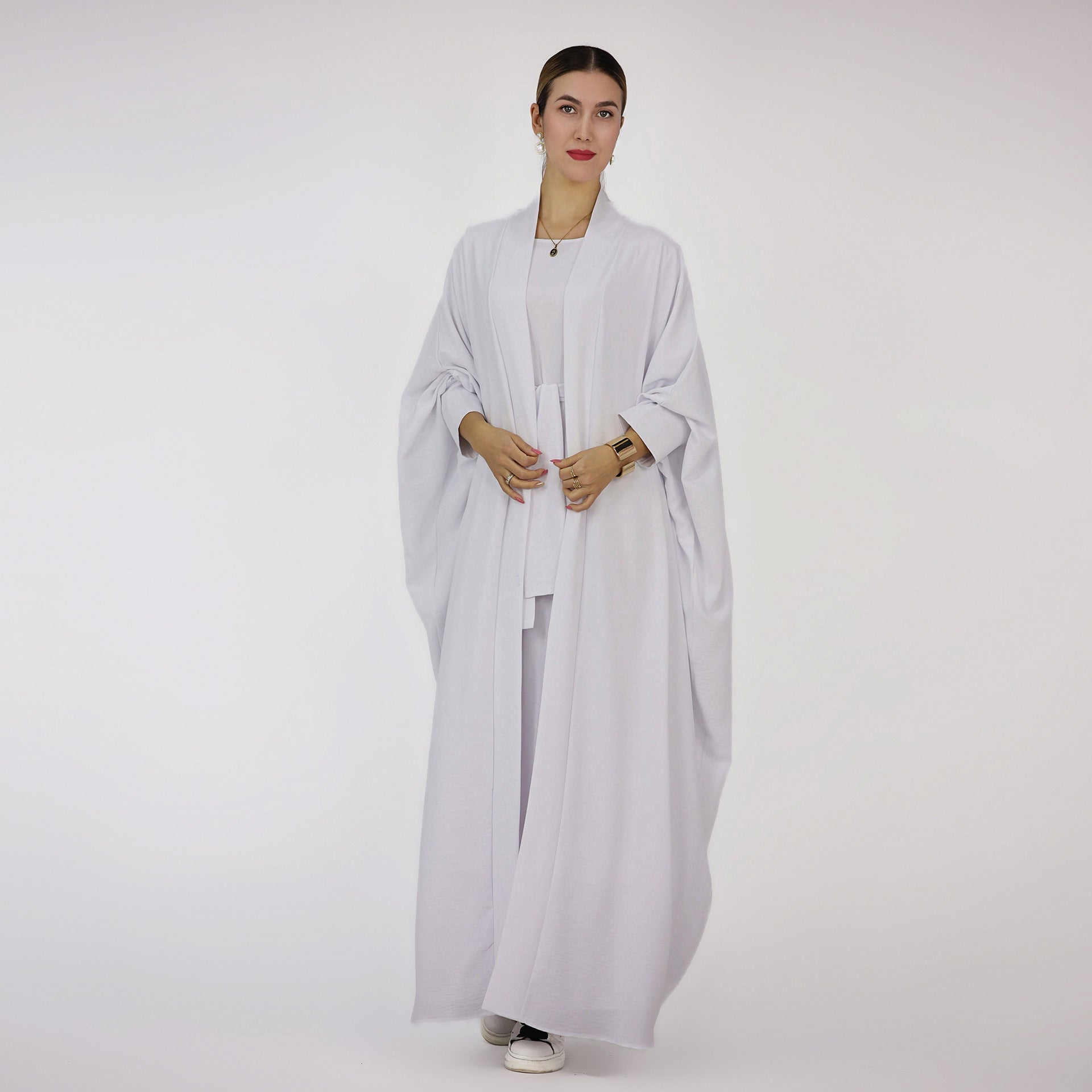 Durable Turkish Robe Solid Color Two-piece Suits