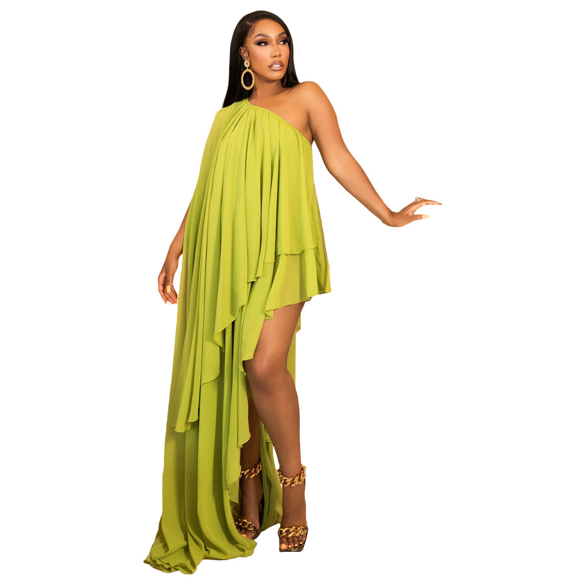 Women's Summer Chiffon Including The Lining Cloth Beach Dresses