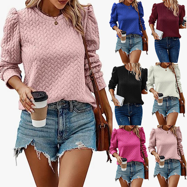 Women's Winter Casual Style Twisted Texture Loose Long Sweaters