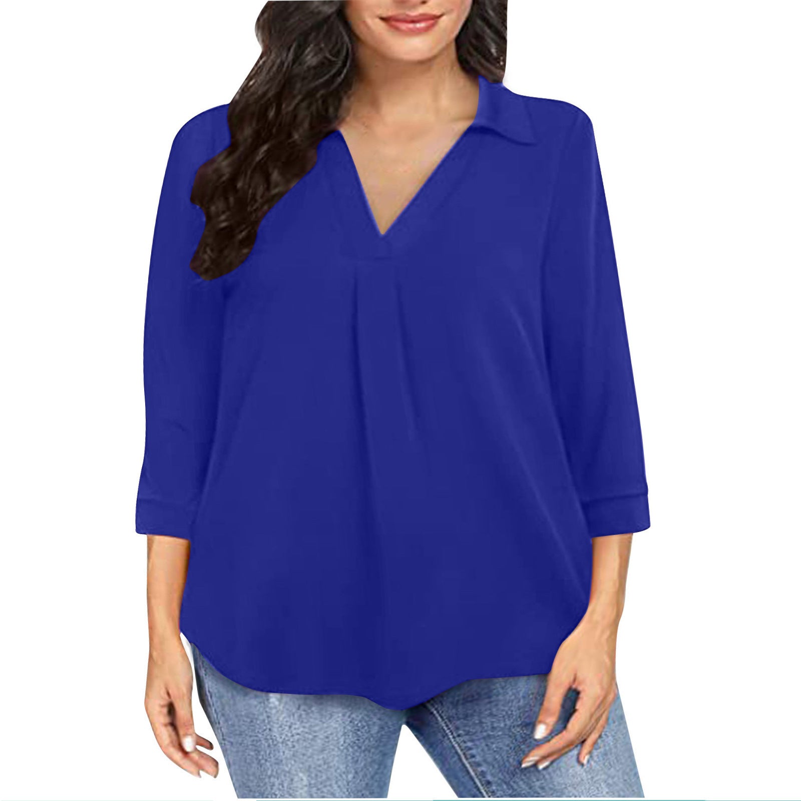 Women's Chiffon Pullover Loose Sleeves Shirt Tops