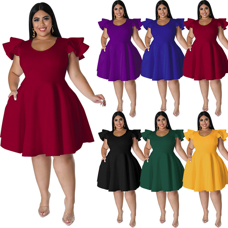 Großes, formelles Swing-Kleid für Damen. Selbstproduzierte Kleider