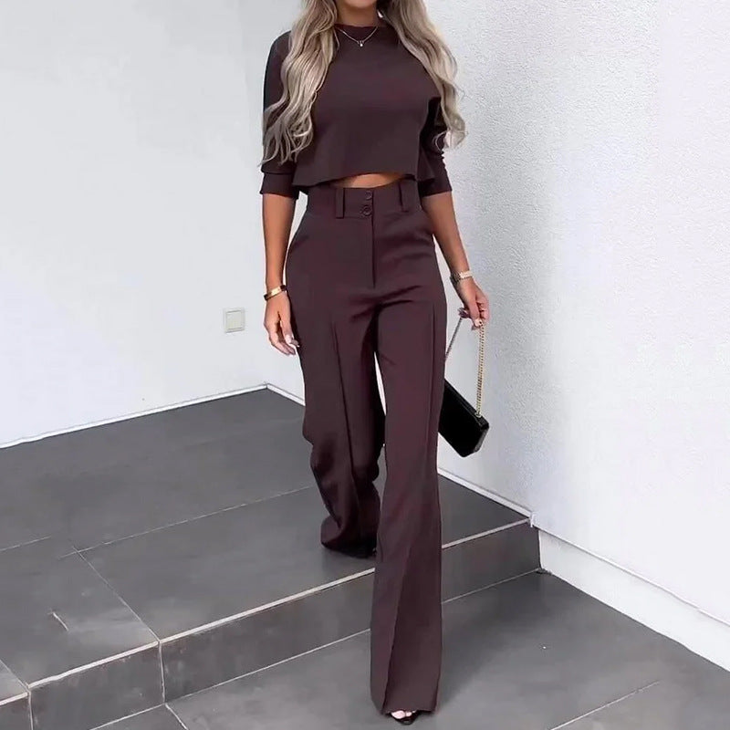 Women's Step Into Autumn Fashion Casual Solid Suits