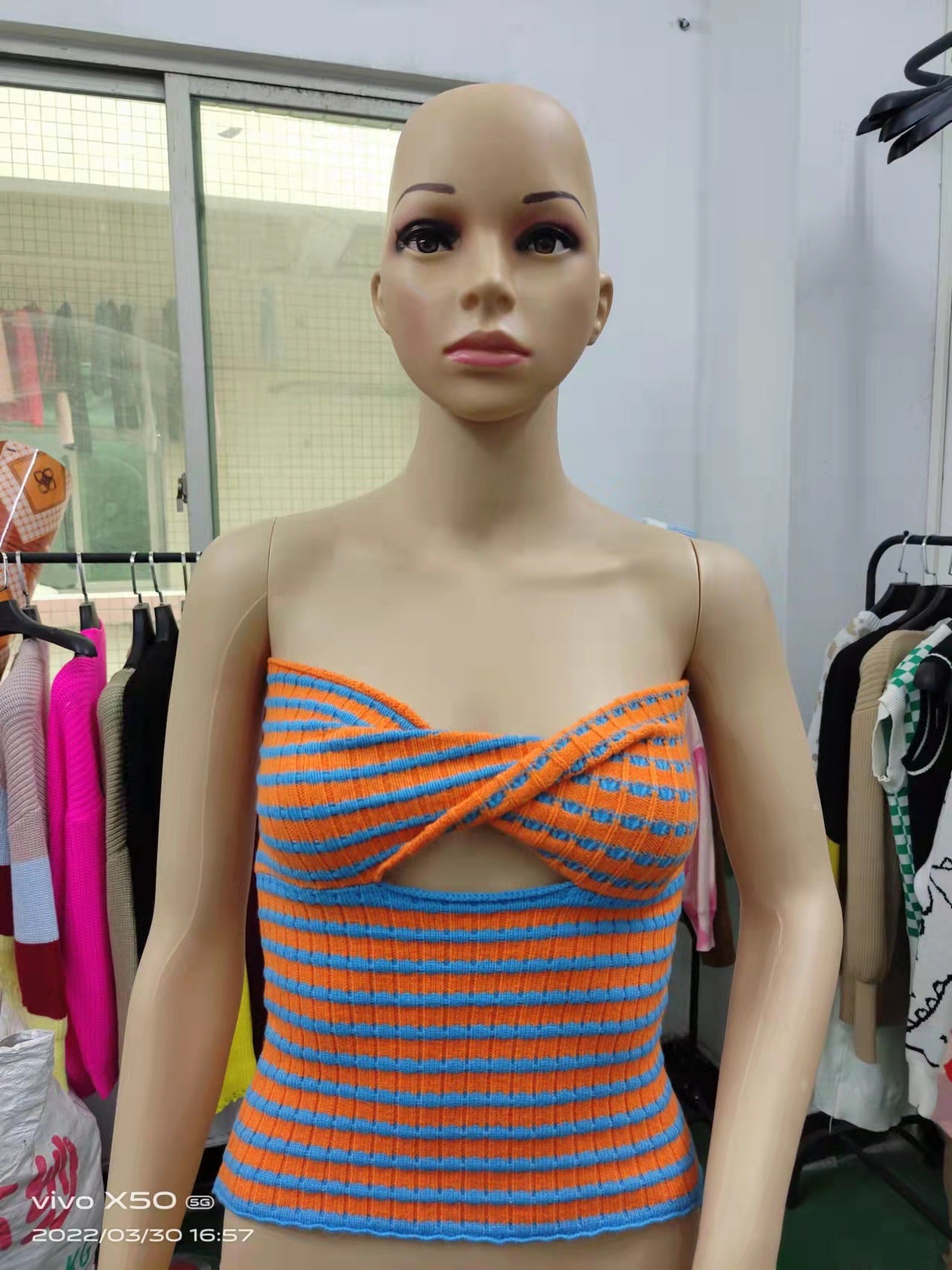 Elegant Women's Sexy Stripes Tube Camisole Tops