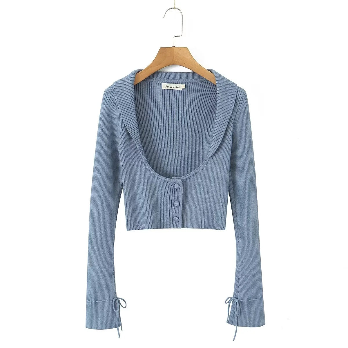 Women's Gentle Knitted Three-piece Lapel Long-sleeved Color Suits