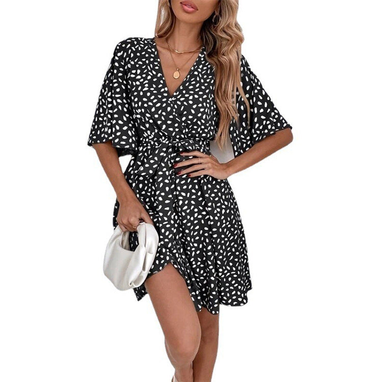 Women's Versatile Summer Sleeve Dress For Dresses