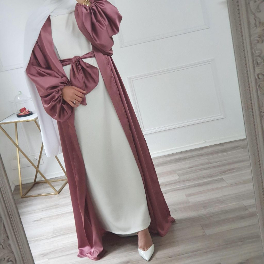 Classic Casual Puff Sleeve Summer Elegant Dresses