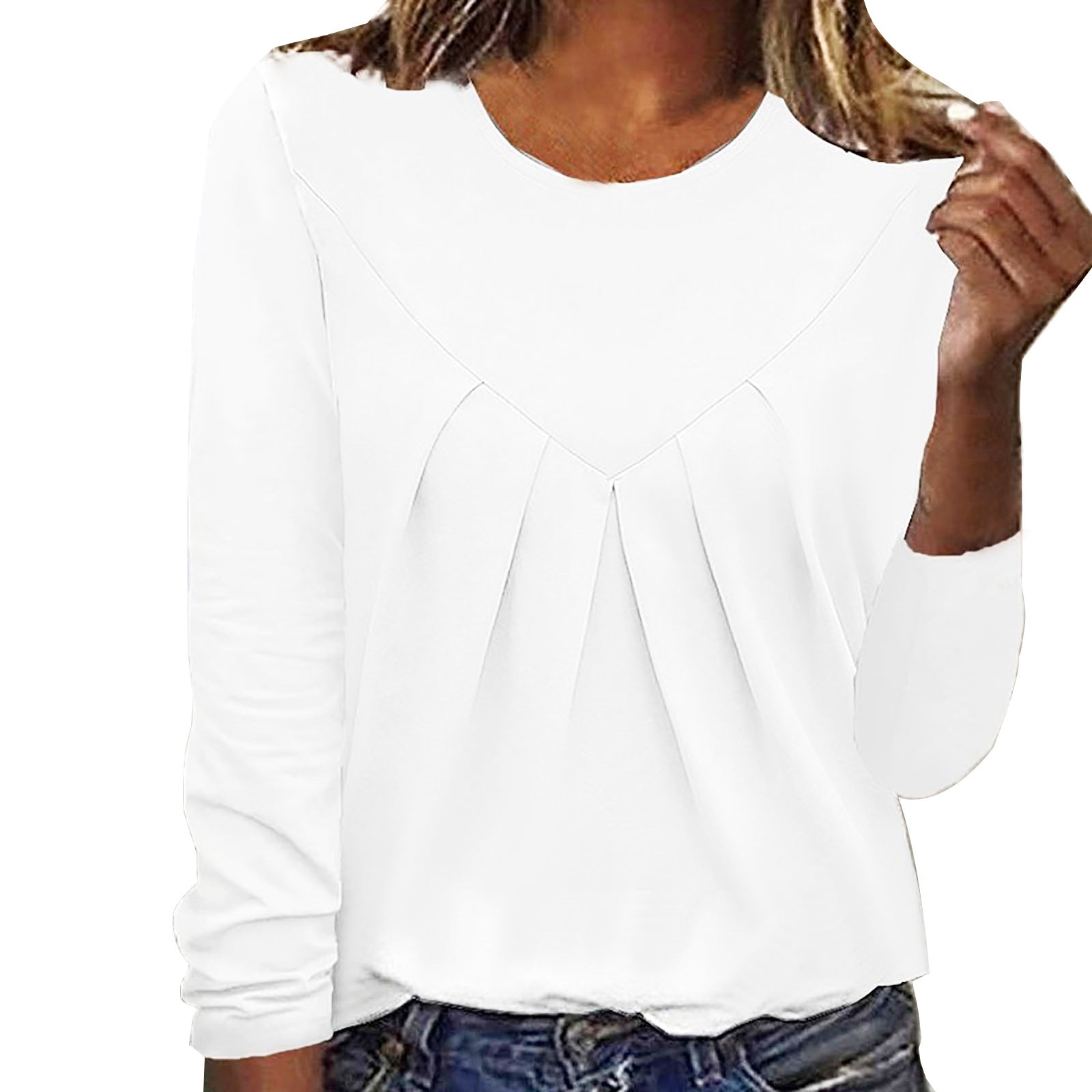 Daily Home Simple Elegant Style Commuter Blouses