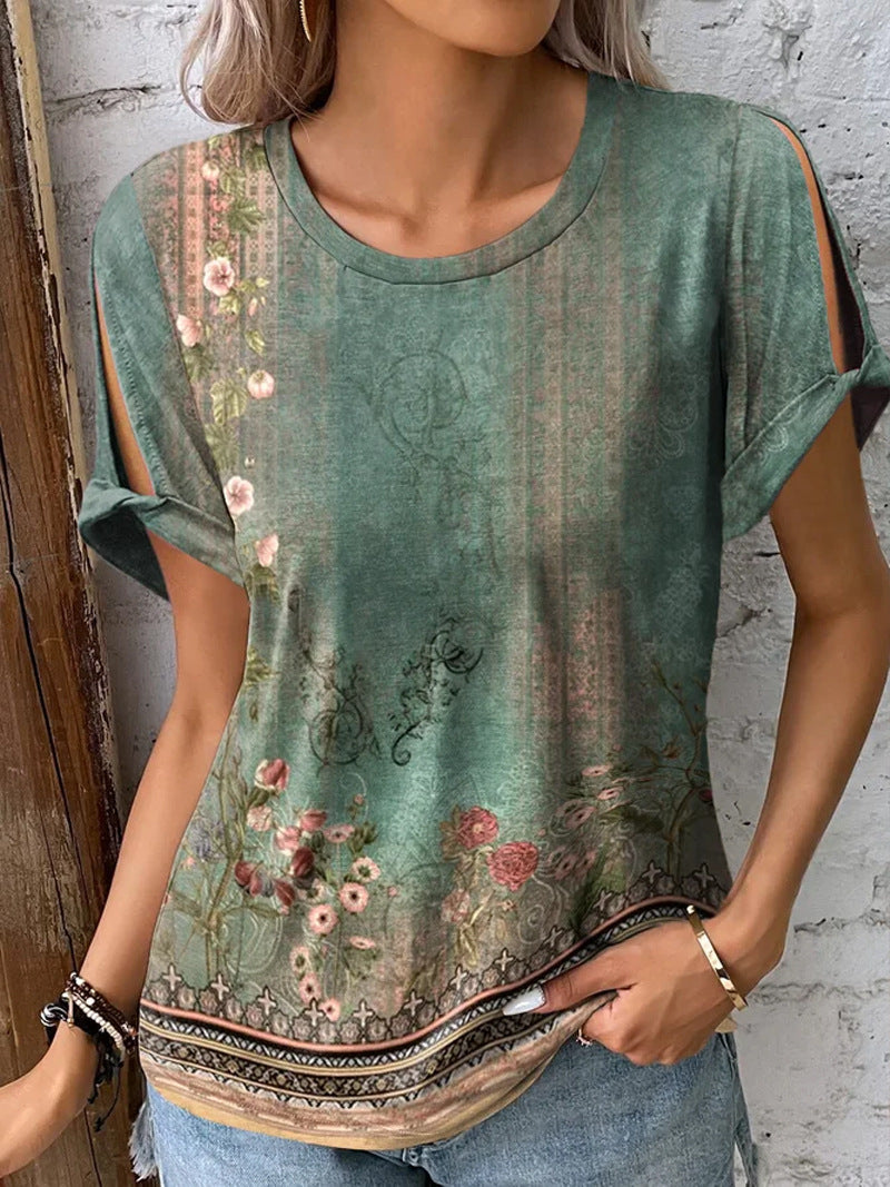 Women's Summer Casual And Comfortable Ethnic Style Blouses