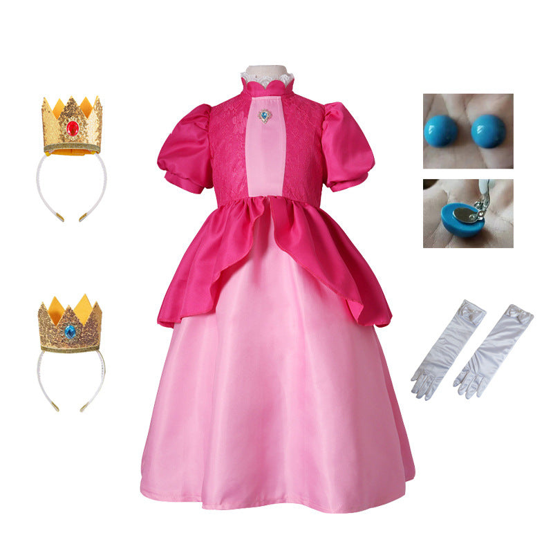 Princess Dress Fitted Waist Bubble Puff Costumes