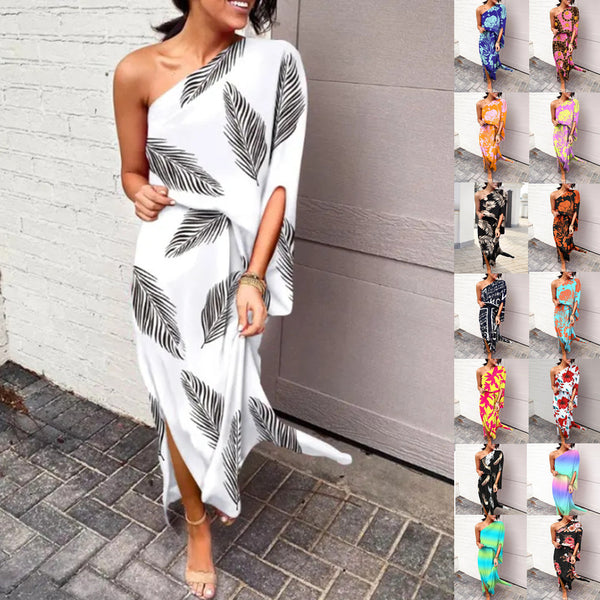 Women's Sexy Shoulder Elegant Sleeve Dress Dresses