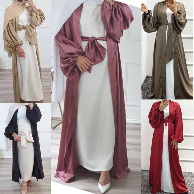 Robes élégantes d'été classiques décontractées à manches bouffantes