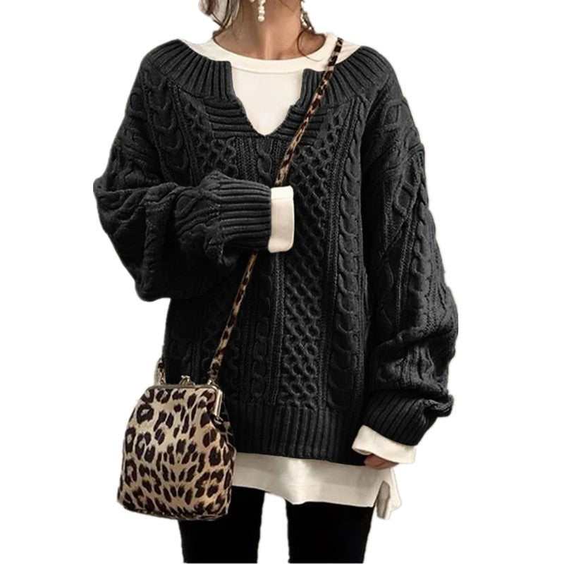 Beautiful Stylish Pretty Hemp Pattern Casual Sweaters