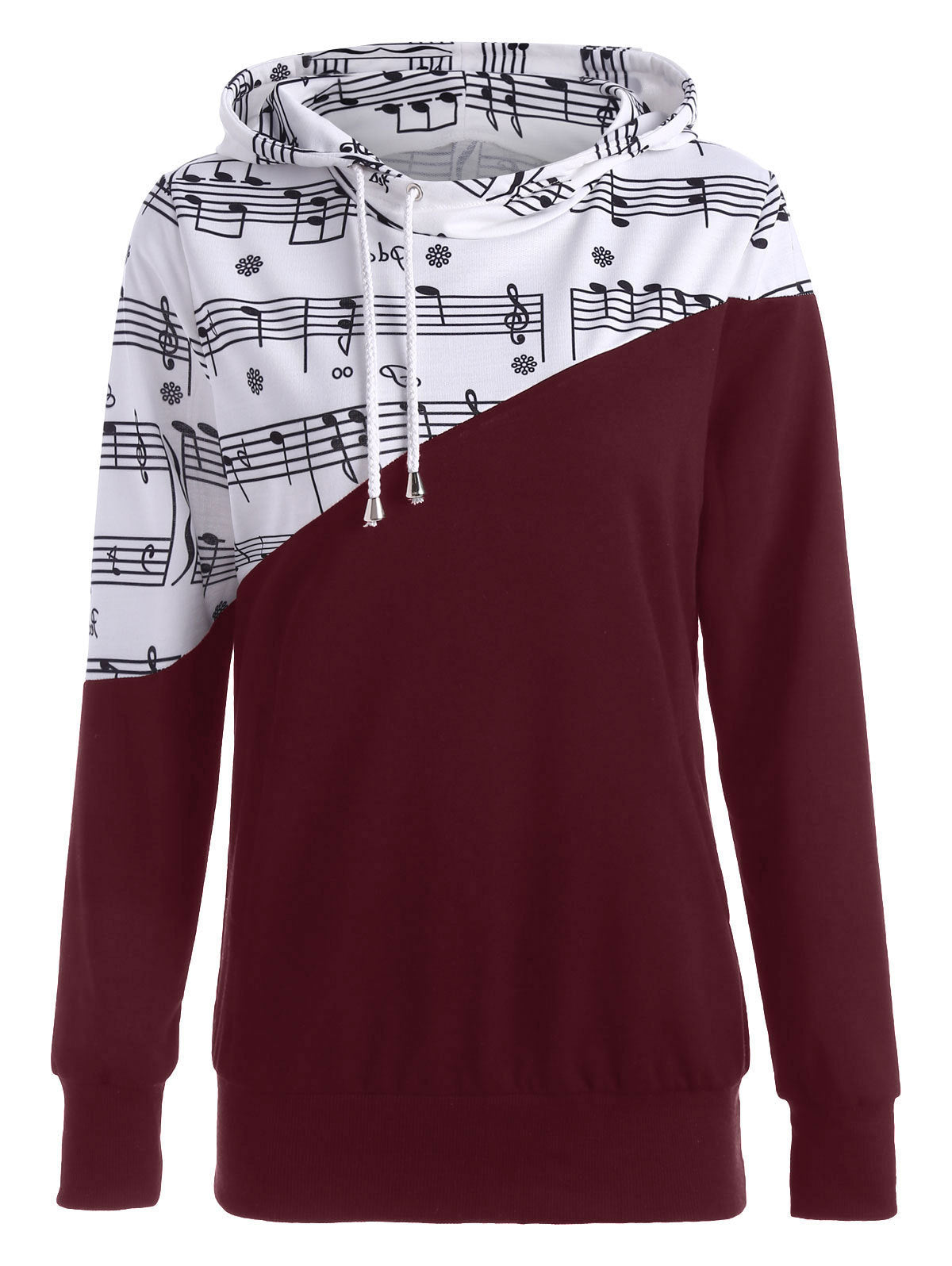 Damen-Pullover mit Dopamin-Herbstmode und Note-Print