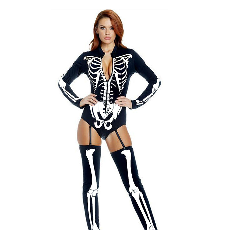 Vampire Bride Witch Queen Halloween Skull Costumes