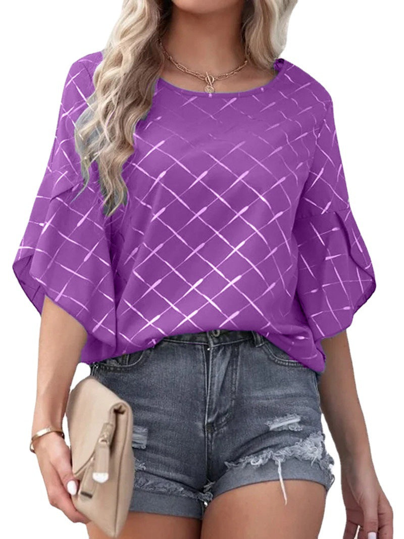 Women's Innovative Cool Loose Ruffle Sleeve Blouses