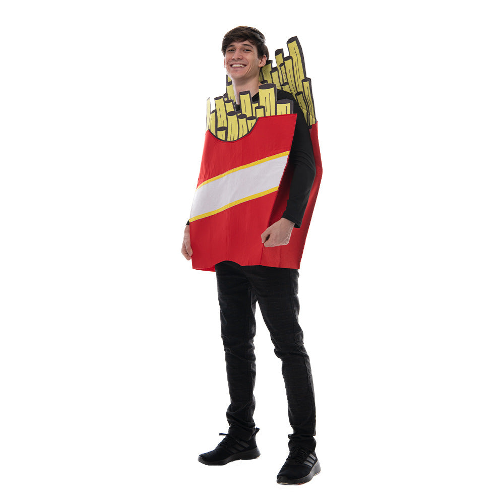 School Sports Meeting Party French Fries Outfit Costumes