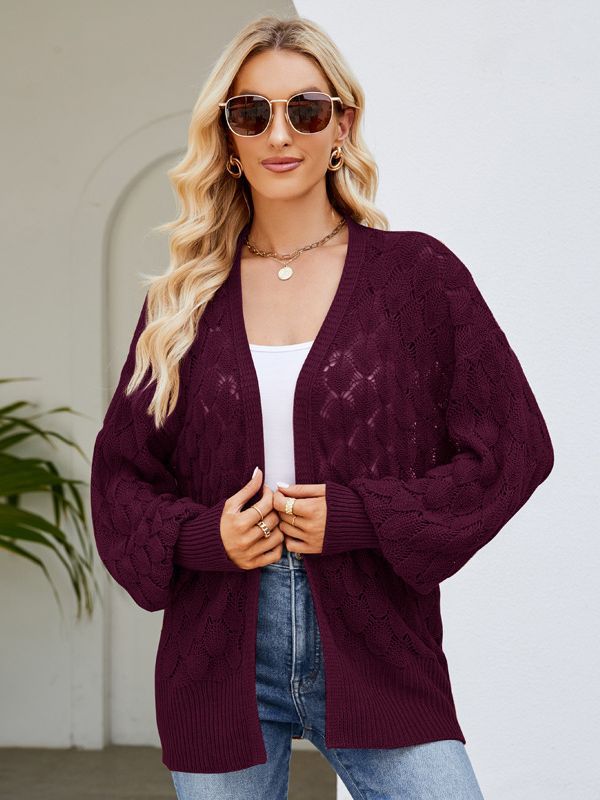 Women's Loose And Lazy Style Mid-length Design Sweaters