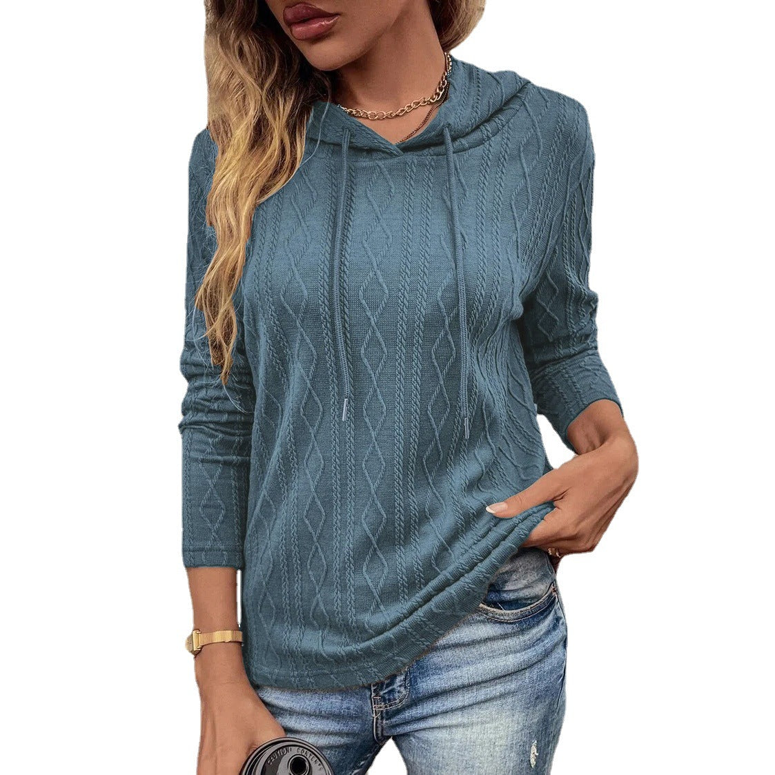 Women's Casual Solid Color Loose Long Sleeves Sweaters