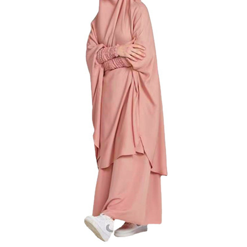 Large Swing Long Solid Color Robe Dresses