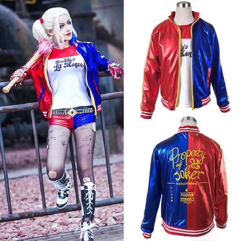 Halloween Suicide Squad Harley Quinn Clown-Kostüme