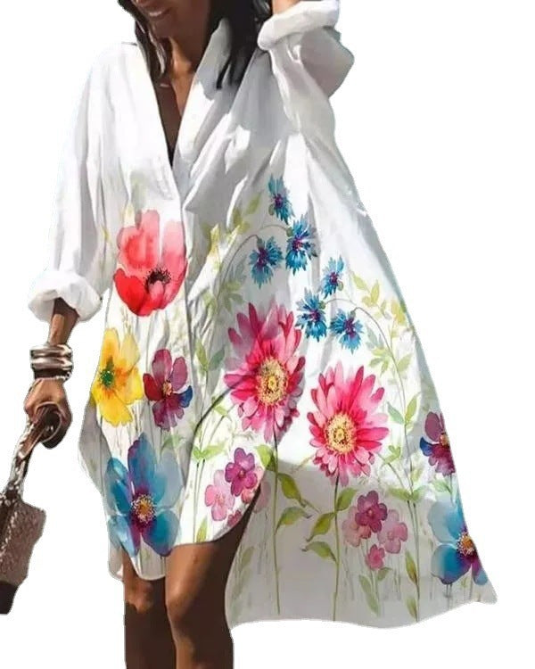 Women's Beautiful Summer Printed Swing Wear Dresses