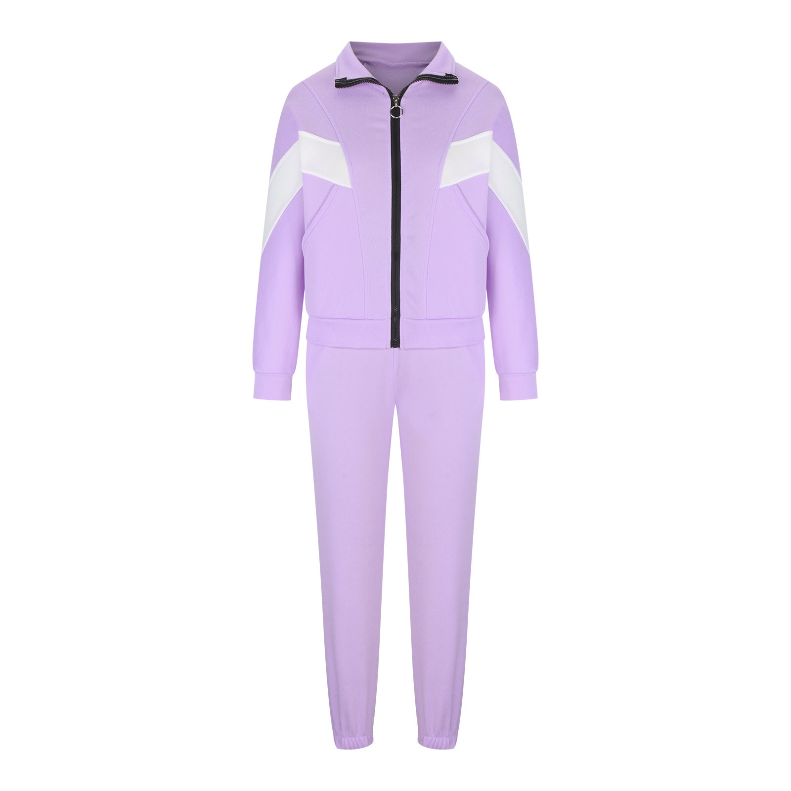 Elegante, langärmelige, lässige Sport-Set-Anzüge für Damen