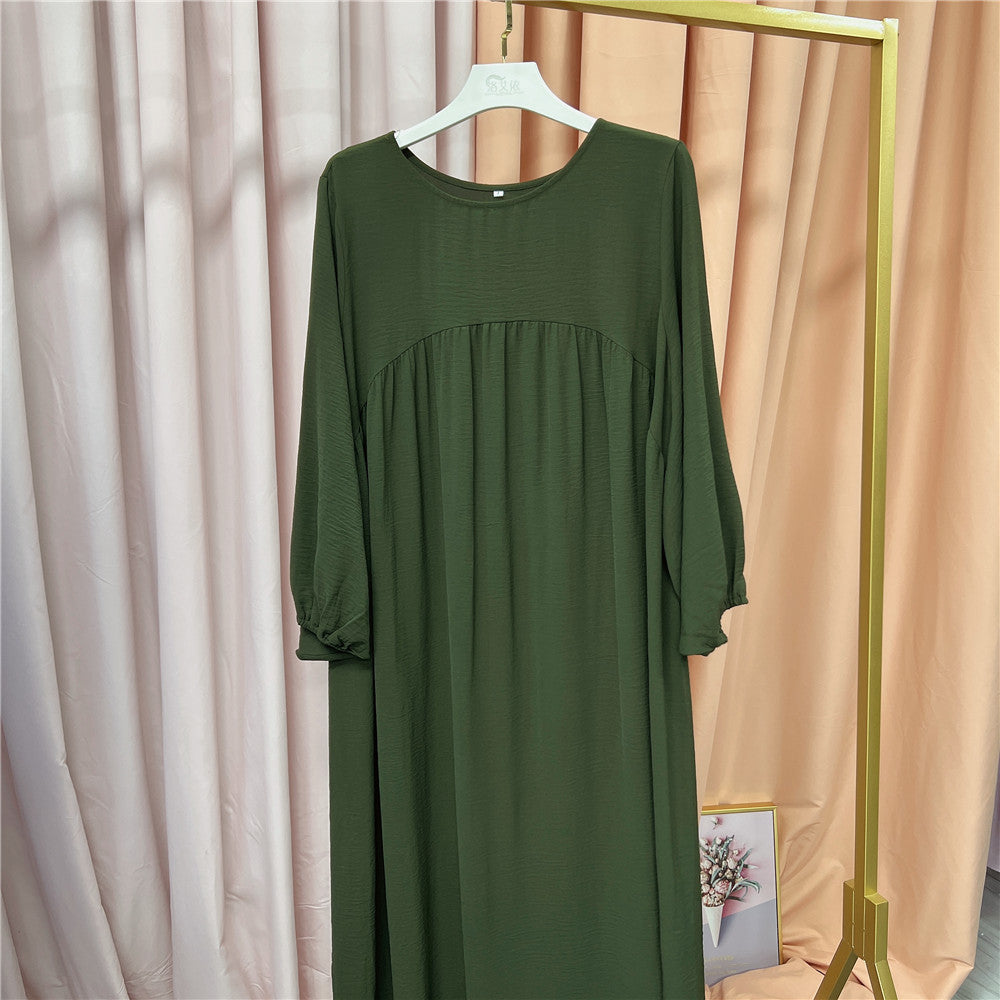 Large Swing Solid Color Loose Comfortable Dresses