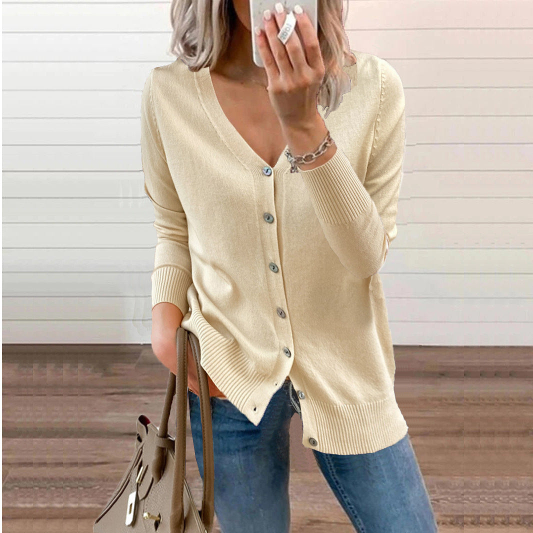 Women's Classic Glamorous Knitted Loose Outer Blouses