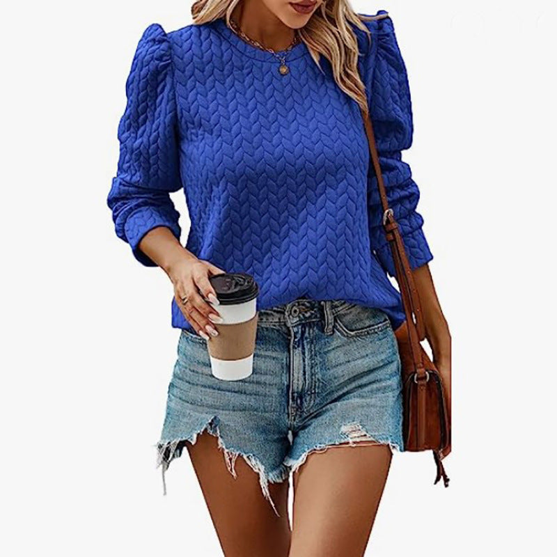 Women's Winter Casual Style Twisted Texture Loose Long Sweaters