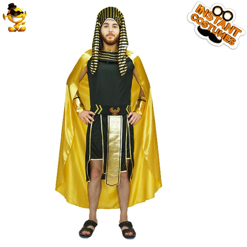 Costumes de mascarade de pharaon pour hommes adultes égyptiens