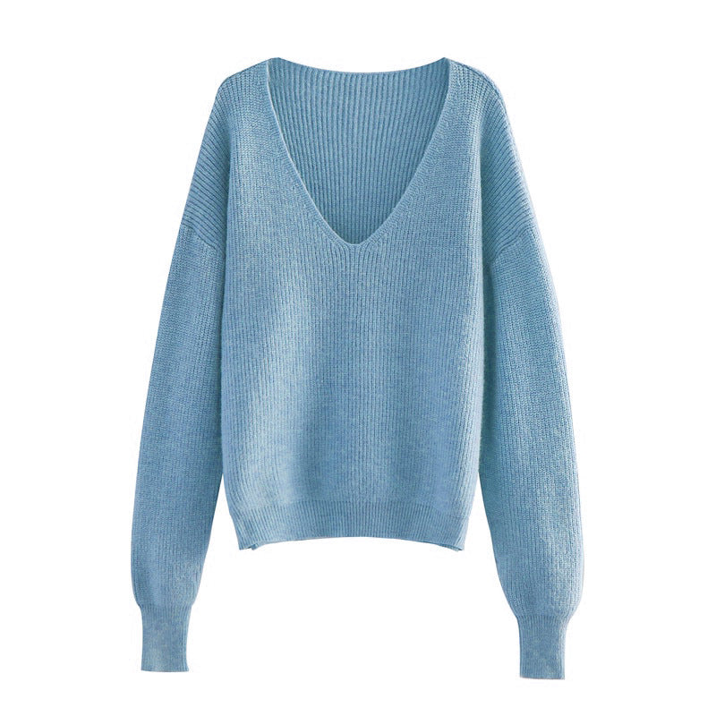 Women's Long Sleeve Loose And Lazy Style Sweaters