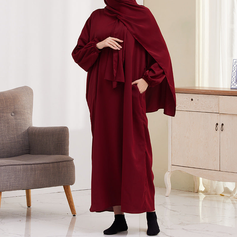 Women's Pretty Durable Turkey Turban Robe Dresses