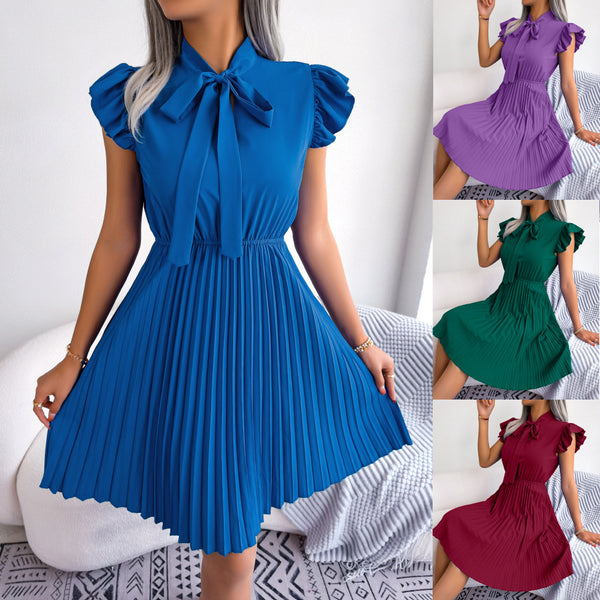 Women's Style Elegant Tied Waist-controlled Large Hem Dresses