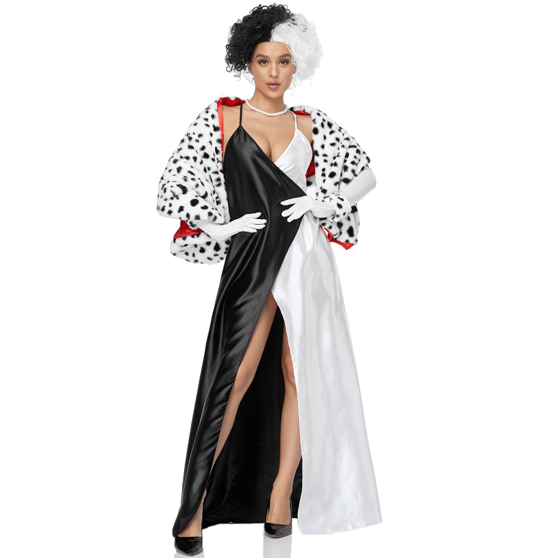 Play Black And White Witch Stage Costumes