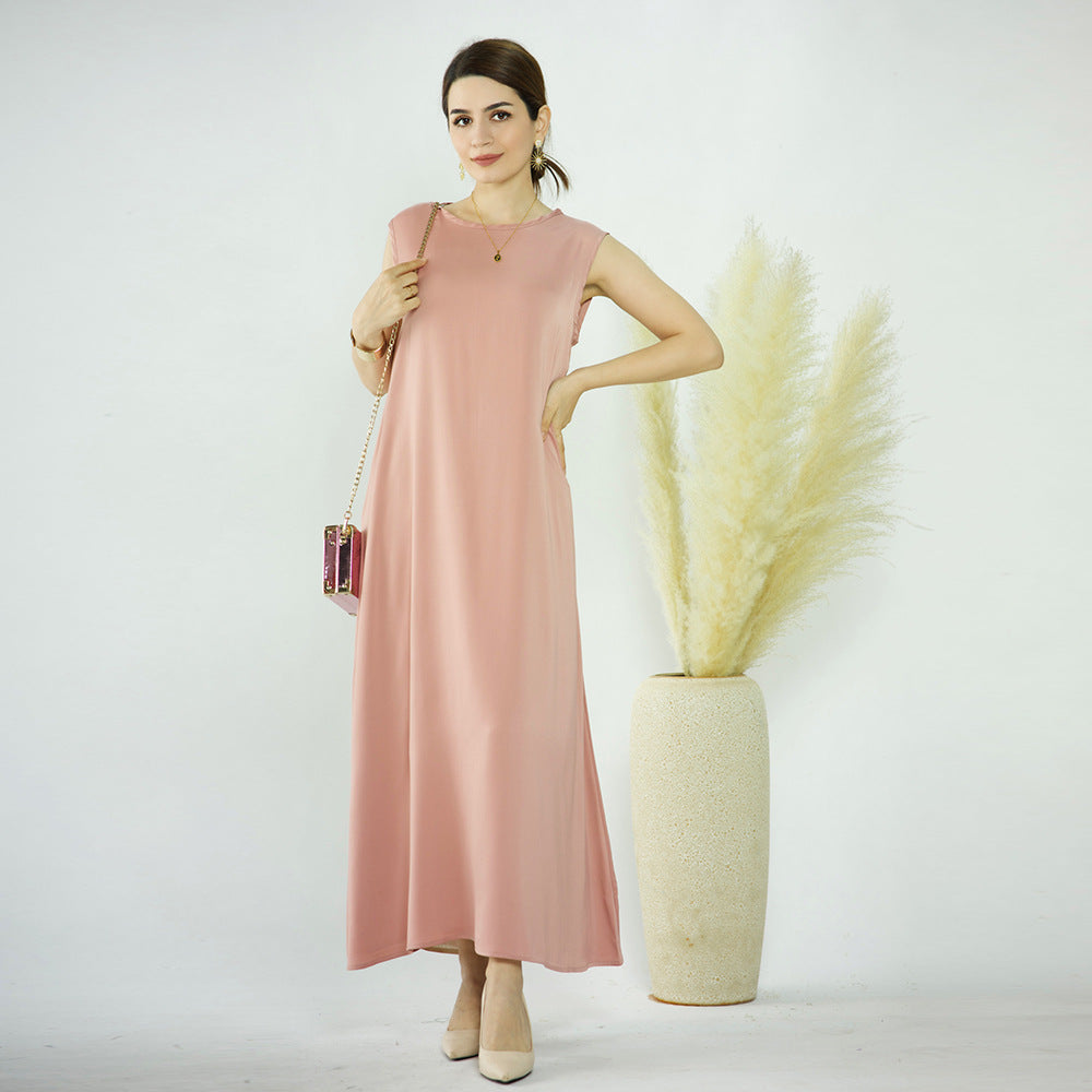 Unique Stylish Trendy Turkish Solid Color Dresses
