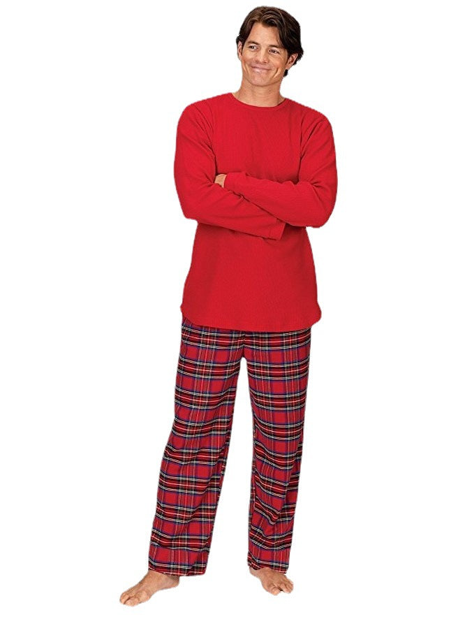 Wear Autumn Home Red Plaid Christmas Suits